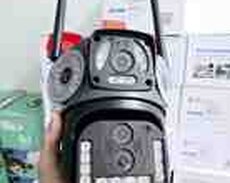 Simsiz Wifi ptz 5 kamera 10X ZOOM 8mp, 4K +64GB