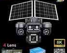 4G Solar PTZ360 4 kamera 12MP, 4K+64gb