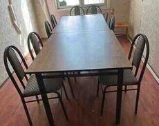 Masa və oturacaqlar