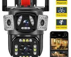 Wi-Fi PTZ kamera 360FHD 12MP, 4K+64GB