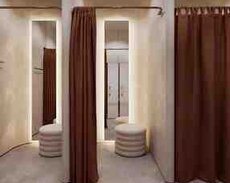 Geyim dükanı üçün pərdələr