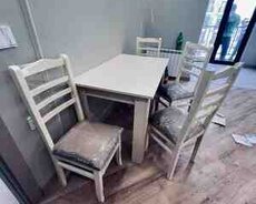 Masa və oturacaqlar