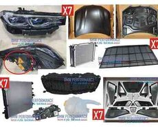 BMW X7, BMW G07 kapot və farası