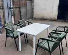 Masa və oturacaqlar