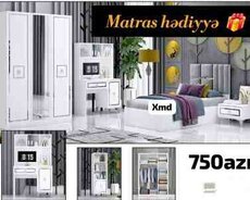 Gənc yataq otağı mebeli