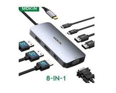 TypeC 4K Hub 8in1 4x Display port