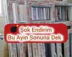 Plastik pəncərə və qapı