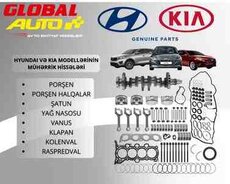 Hyundai və Kia mühərrik hissələri