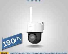 Hikvision DS-2DE2C200MWG-4G (2.8mm) 2MP IR30m xarici ağıllı hibrid işıqlı 4G PT kamera