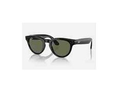 Ray Ban Meta Headliner Shiny Black Transistions Graph Green