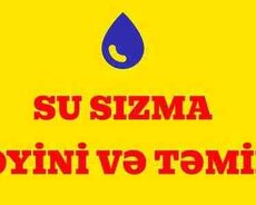 Su sızmalarının təyini