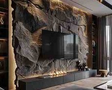 Premium dekorativ kamin