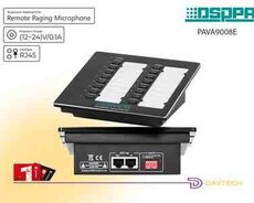 DSPPA PAVA9008E uzaqdan Paging mikrofonu üçün genişlənmə klaviaturası