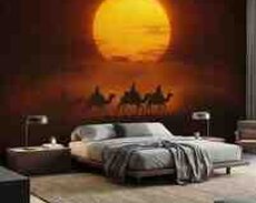 3D, 5D, 7D Foto divar kağızları