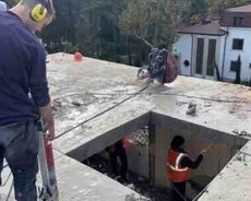 Beton kəsən və deşən aparat