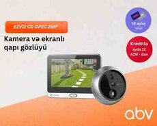 EZVIZ CS-DP2C 2MP Kamera və ekranlı qapı gözlüyü