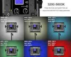 Gvm 800d-rgb led light