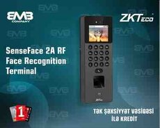ZKTeco SenseFace 2A RF  Üz Tanıma, Barmaq İzi və Kart ilə Giriş Nəzarət və İşçi Davamiyyət Terminal