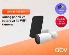 Günəş paneli və batareya ilə WiFi kamera EZVIZ CS-CB3 2MP