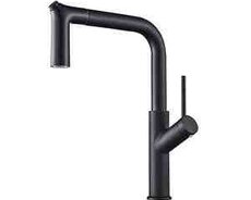 LATTE Bolero qara spiralli mətbəx kranı