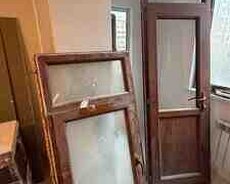 Plastik qapı və pəncərə