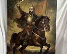 Azərbaycan qəhrəmanı Babək rəsmi