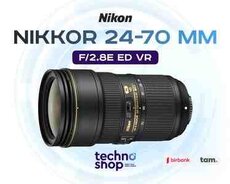 Linza Nikon AF-S NİKKOR 24-70 mm f, 2.8E ED VR