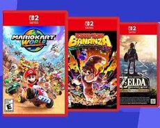Nintendo switch 2 adventure oyun diskləri