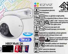 Ezviz PTZ Wi-Fi kamerası H80f Multi 2K