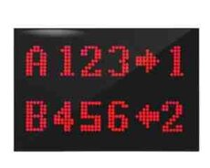 Növbə sistemi üçün Dot-Matrix LED Ana Gösterge