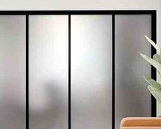 Buzlu vinil divar kağızları