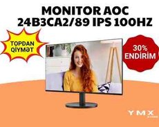 AOC 24B3CA2 23.8 IPS Monitor 100Hz Speaker