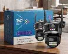 Wifi Kamera simsiz 360 4K Full HD 6mp gecə görüşü