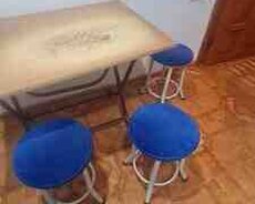 Masa və oturacaqlar