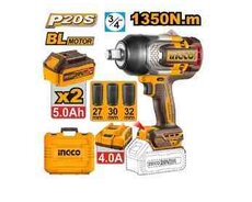 Batareyalı boltaçan İNGCO 20V, 5A.h, 1350 N.m kömürsüz