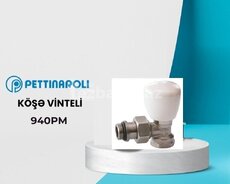 ventil Radiator Köşə Pettinaroli