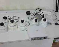 8 portlu DVR + Kameralar