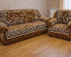 Divan və kreslo örtüyü