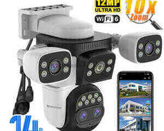 3 kameralı 360 kamera 10x zoom