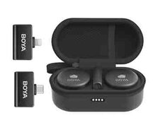 Wireless çüt yaxa mikrofonu Boya Lighting, Typec