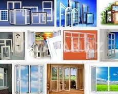 Plastik qapı və pəncərə sifarişi