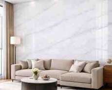 Dekorativ divar paneli 6182, ağ, 280x120 sm