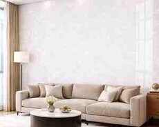 Dekorativ divar paneli 6138, boz, 280x120 sm