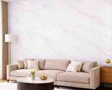 Dekorativ divar paneli 6156, ağ, 280x120 sm