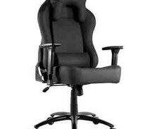 Oyun kreslosu 2E Gamin Basan Black, Red