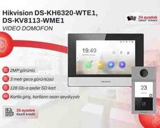Video domofon dəsti Hikvision DS-KV8113-WME1 + DS-KH6320-WTE1