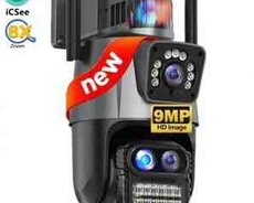 Simsiz Wifi ptz 2 kamera 360 8mp, 4K +64GB