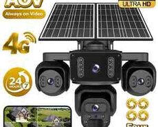 4G Solar PTZ360 4 kamera 12MP, 4K+64GB