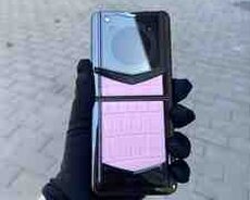 Vertu IronFlip Sakura Pink Alligator 2024