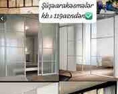 Otaq üçün şüşə arakəsmələri